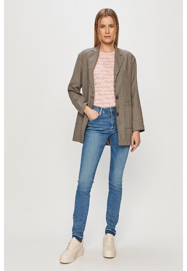Pepe Jeans - Jeansy Regent. Kolor: niebieski