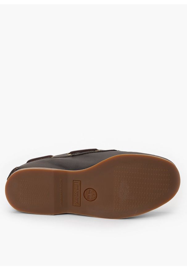Mokasyny męskie Timberland Classic Boat 2 Eye. Okazja: do pracy, na spacer, na co dzień. Kolor: brązowy. Styl: casual
