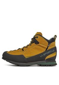 LA SPORTIVA - La Sportiva Trekkingi Boulder X Mid GORE-TEX 17E732726 Brązowy. Kolor: brązowy. Materiał: skóra, zamsz. Technologia: Gore-Tex. Sport: turystyka piesza