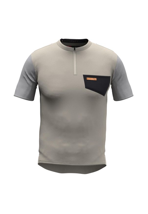 LEATT - Koszulk rowerowa męska Leatt MTB Trail 3.0. Kolor: niebieski, szary, beżowy, wielokolorowy. Sport: kolarstwo