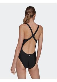 Adidas - adidas Strój kąpielowy 3 Bar Logo Swimsuit HS1747 Czarny. Kolor: czarny. Materiał: syntetyk #6