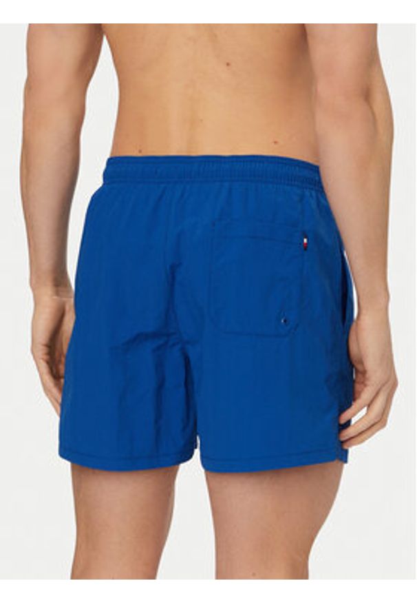 TOMMY HILFIGER - Tommy Hilfiger Szorty kąpielowe UM0UM03477 Niebieski Regular Fit. Kolor: niebieski. Materiał: syntetyk