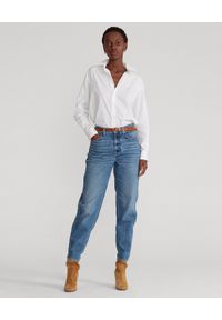 Ralph Lauren - RALPH LAUREN - Jeansy z luźnymi nogawkami. Stan: podwyższony. Kolor: niebieski #3