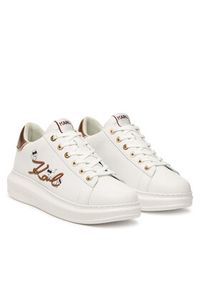 Karl Lagerfeld - KARL LAGERFELD Sneakersy KL62510C Biały. Kolor: biały. Materiał: skóra #5