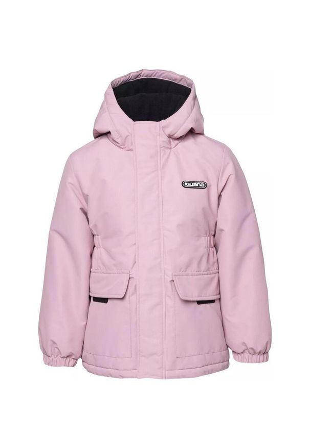 Iguana - Dziewczęca Kurtka Zimowa Bianka. Kolor: różowy. Sezon: zima. Sport: turystyka piesza