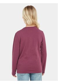 Calvin Klein Jeans Bluzka IU0IU00521 Fioletowy Regular Fit. Kolor: fioletowy. Materiał: bawełna