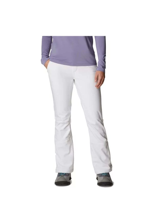 columbia - Spodnie narciarskie damskie Columbia Roffe Ridge IV. Kolor: wielokolorowy, biały. Sezon: zima. Sport: narciarstwo