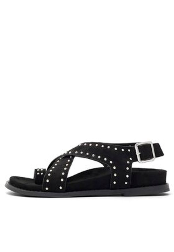 DeeZee Sandały HCL221139 Czarny. Kolor: czarny. Materiał: materiał