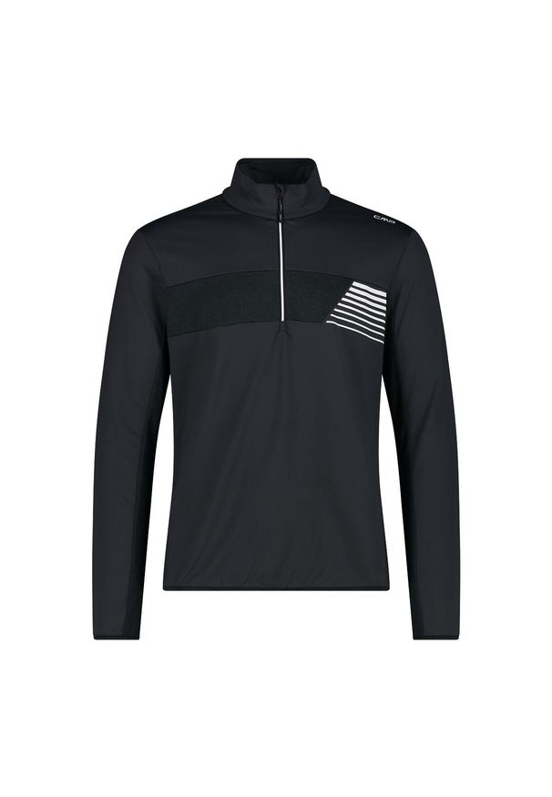 Golf męski techniczny CMP 34L4137. Okazja: na co dzień. Typ kołnierza: golf. Kolor: niebieski. Styl: casual, sportowy