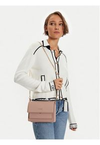 Liu Jo Torebka Ecs M Crossbody AF4161 E0087 Różowy. Kolor: różowy. Materiał: skórzane