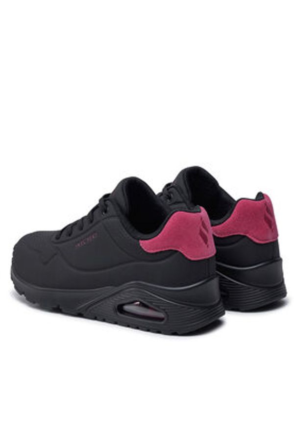 skechers - Skechers Sneakersy Uno - Pop Back 177092 Czarny. Kolor: czarny. Materiał: skóra