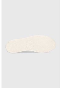 Calvin Klein Jeans tenisówki VULC FLATFORM ESSENTIAL MONO damskie kolor zielony YW0YW01030. Nosek buta: okrągły. Zapięcie: sznurówki. Kolor: zielony. Materiał: materiał. Obcas: na platformie #4