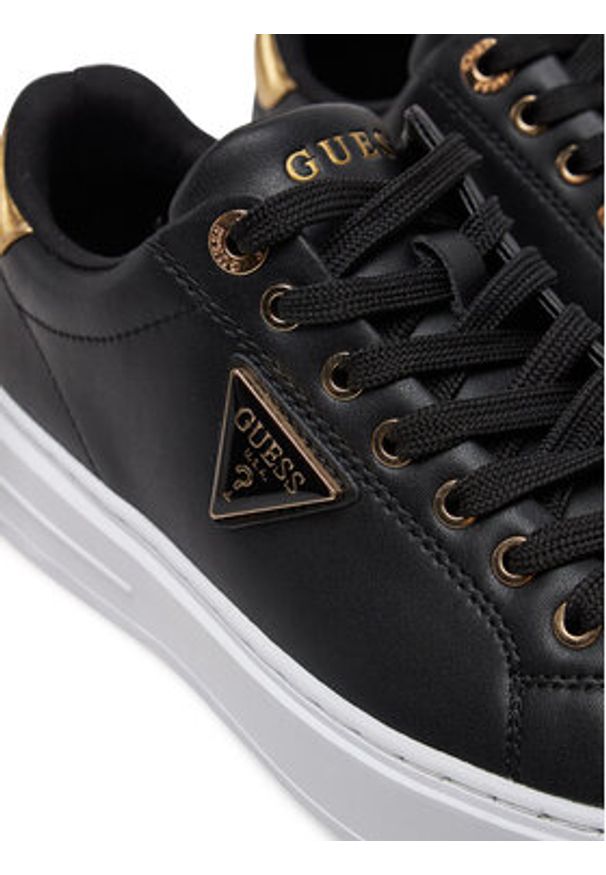 Guess Sneakersy FLJD12 LEA12 Czarny. Kolor: czarny. Materiał: skóra