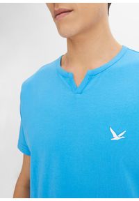 bonprix - T-shirt (2 szt.). Kolor: niebieski. Wzór: aplikacja, haft #3