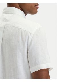 TOMMY HILFIGER - Tommy Hilfiger Koszula MW0MW41531 Biały Regular Fit. Kolor: biały. Materiał: len #4