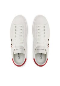 Emporio Armani Sneakersy X4X565 XN752 K617 Biały. Kolor: biały. Materiał: skóra #4