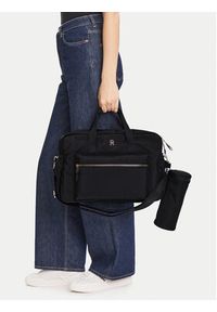 TOMMY HILFIGER - Tommy Hilfiger Torba Th Essential Changing Bag AU0AU01997 Czarny. Kolor: czarny. Materiał: materiał #7