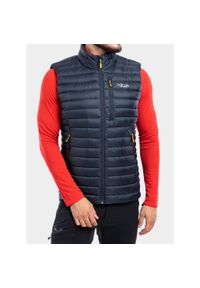 Kamizelka puchowa męska Rab Microlight Vest. Kolor: szary. Materiał: puch