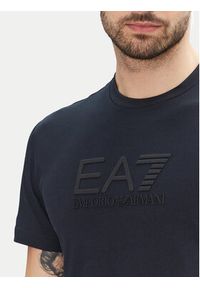 EA7 Emporio Armani T-Shirt 7M000224 AF10375 UB102 Granatowy Regular Fit. Kolor: niebieski. Materiał: bawełna #5