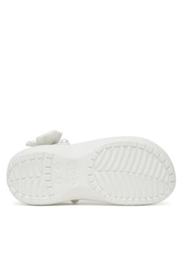 Crocs Klapki Classic Bouquet Platform Clog 211292 Biały. Kolor: biały. Obcas: na platformie