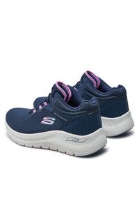 skechers - Skechers Sneakersy 150194/NVPR Granatowy. Kolor: niebieski. Materiał: materiał