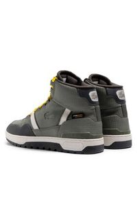 Lacoste Sneakersy T-Clip Winter Mid 746SMA0086 Khaki. Kolor: brązowy #6