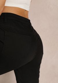 Renee - Czarne Spodnie Cargo Eraste. Kolor: czarny