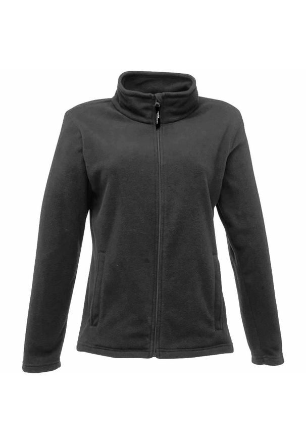 Regatta - Kurtka Damska Mikropolar Pełen Suwak. Kolor: czarny. Sezon: zima. Styl: sportowy