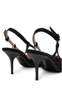 Love Moschino - LOVE MOSCHINO Sandały JA10627G1MIMX000 Czarny. Kolor: czarny. Materiał: materiał
