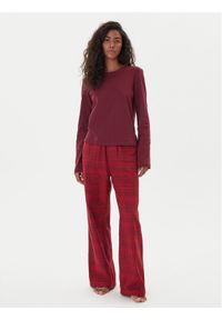 Calvin Klein Underwear Piżama LV00QS7579 Czerwony Regular Fit. Kolor: czerwony. Materiał: bawełna #1