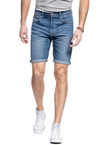 Lee - LEE 5 POCKET SHORT MĘSKIE SPODNIE JEANSOWE KRÓTKIE JEANS MAUI MID L73EMGTP. Okazja: na randkę, na imprezę, do pracy. Materiał: jeans. Długość: krótkie. Sezon: lato. Styl: klasyczny