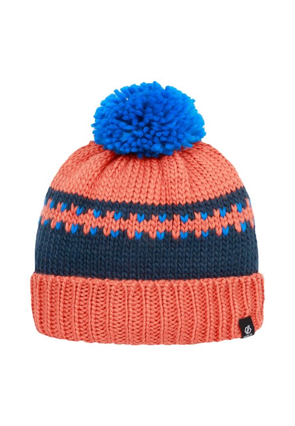 DARE 2B - Dziecięca Czapka Boffin. Kolor: wielokolorowy, niebieski, pomarańczowy. Sezon: zima. Styl: sportowy