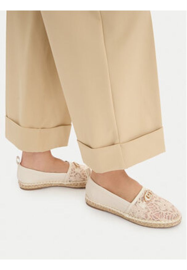 Liu Jo Espadryle Capri 04 SA6097 EX349 Écru. Kolor: kremowy. Materiał: skóra