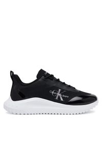 Calvin Klein Jeans Sneakersy Eva Runner Low Lace Mix Ml Wn YW0YW01442 Czarny. Kolor: czarny. Materiał: materiał