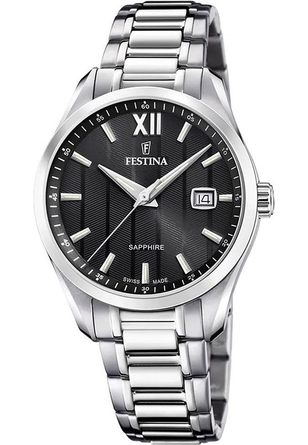 Zegarek Festina Zegarek męski Festina F20026-4 srebrny. Kolor: srebrny