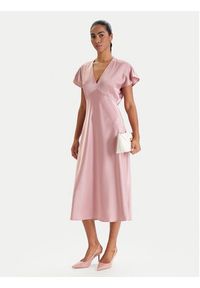Marella Sukienka koktajlowa Falange 2613221201 Różowy Regular Fit. Kolor: różowy. Materiał: satyna. Styl: wizytowy #3