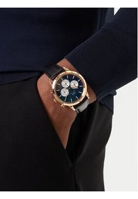 Daniel Wellington Zegarek Iconic Chronograph St Mawes Arctic Panda DW00100877 Czarny. Kolor: czarny. Materiał: skóra #3