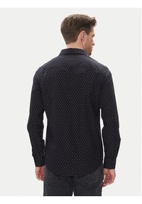 Armani Exchange Koszula XM000719 AF13206 FB064 Granatowy Regular Fit. Kolor: niebieski. Materiał: bawełna #5