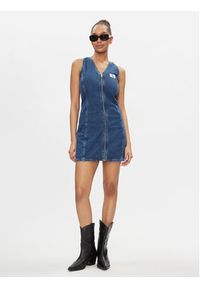 Calvin Klein Jeans Sukienka jeansowa J20J223431 Niebieski Slim Fit. Kolor: niebieski. Materiał: bawełna