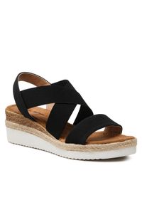 Clara Barson Espadryle WS2189-26 Czarny. Kolor: czarny. Materiał: materiał