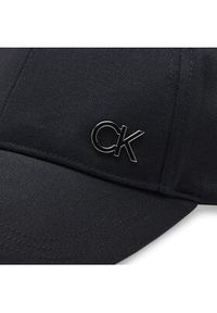 Calvin Klein Czapka z daszkiem Metal BB Czarny. Kolor: czarny. Materiał: materiał