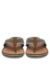 Rieker Japonki CEO-21095-42 Beżowy ciemny. Kolor: beżowy. Materiał: materiał #3