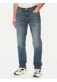 Tommy Jeans Jeansy Ryan DM0DM21097 Granatowy Slim Fit. Kolor: niebieski