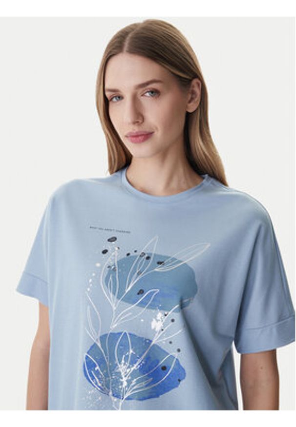 only - ONLY T-Shirt Jany 15356044 Niebieski Regular Fit. Kolor: niebieski. Materiał: syntetyk