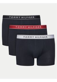 TOMMY HILFIGER - Tommy Hilfiger Komplet 3 par bokserek UM0UM03457 Granatowy. Kolor: niebieski. Materiał: bawełna