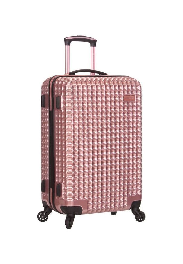 Sirocco walizka T-1195/3-M PC różowa. Kolor: różowy