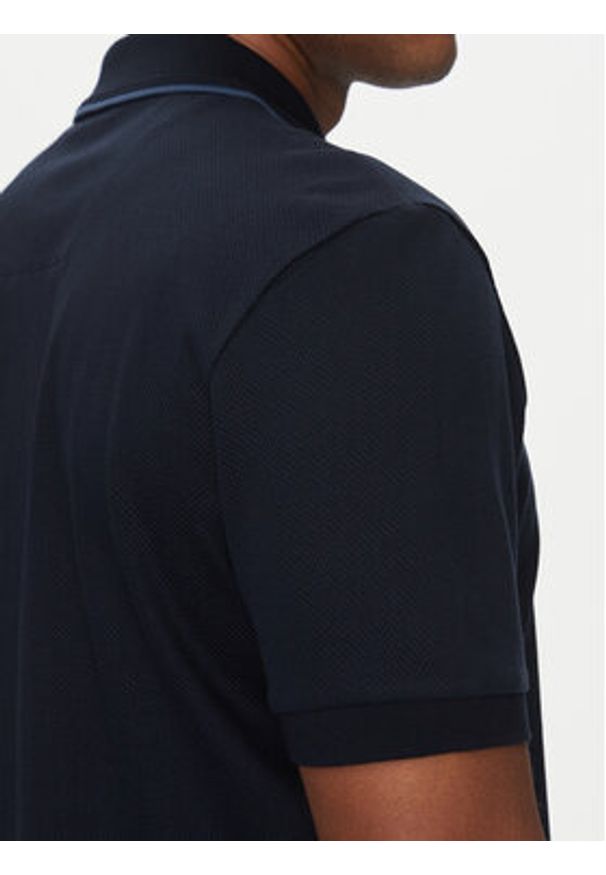 BOSS Polo H-Paras 59 50532612 Granatowy Regular Fit. Typ kołnierza: polo. Kolor: niebieski. Materiał: bawełna
