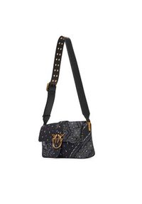 Pinko - PINKO Torebka Love One Classic Slouchy Fl PE 25 PLTT 104524 A2AS Czarny. Kolor: czarny