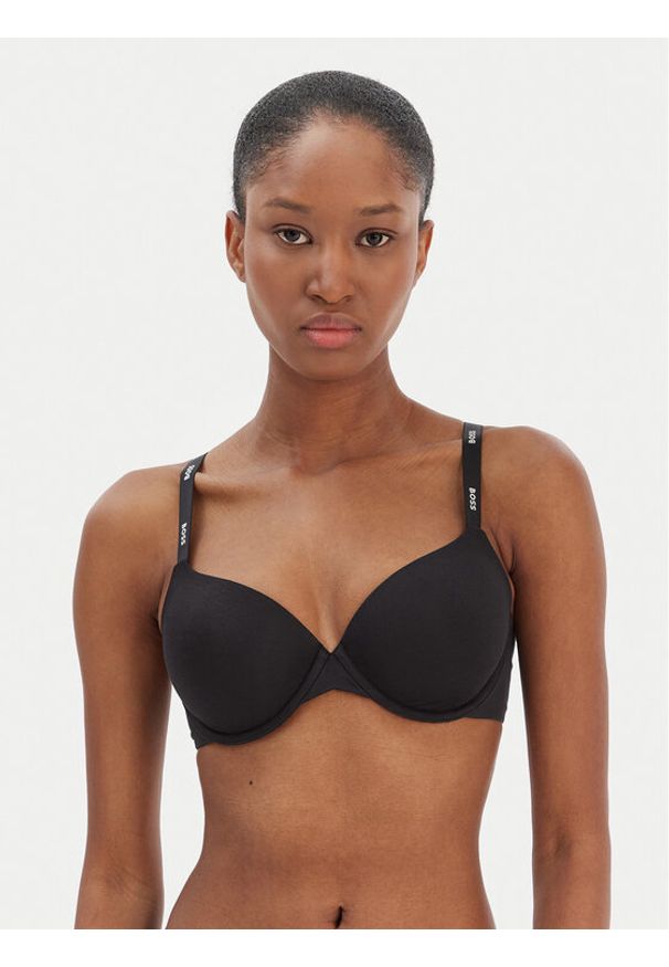 BOSS - Boss Biustonosz z fiszbiną 50502738 Czarny. Kolor: czarny. Materiał: wiskoza