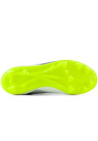 Korki dziecięce New Balance FURON V7+ DISPATCH JNR FG SJF3FH75 – białe. Kolor: biały. Materiał: materiał, syntetyk. Szerokość cholewki: normalna #2